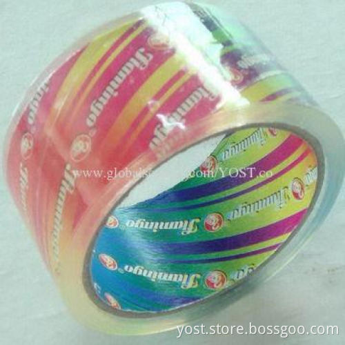 Crystal clear packing tape
